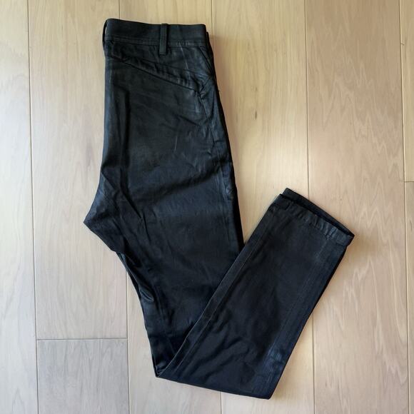 Rick Owens Pants 32 Black Dark Dust Designer Streetwear Slim Los Angeles - Picture 2 of 10